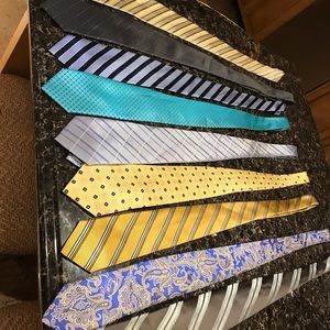 Men’s ties bunch of 9
